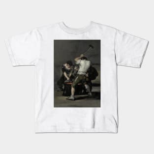 The Forge by Francisco Goya Kids T-Shirt